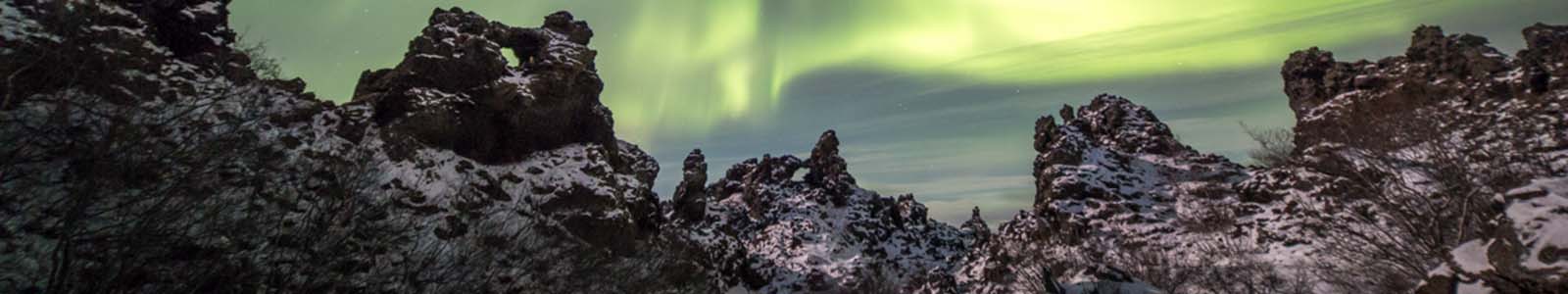 Noorderlicht spotten in IJsland
