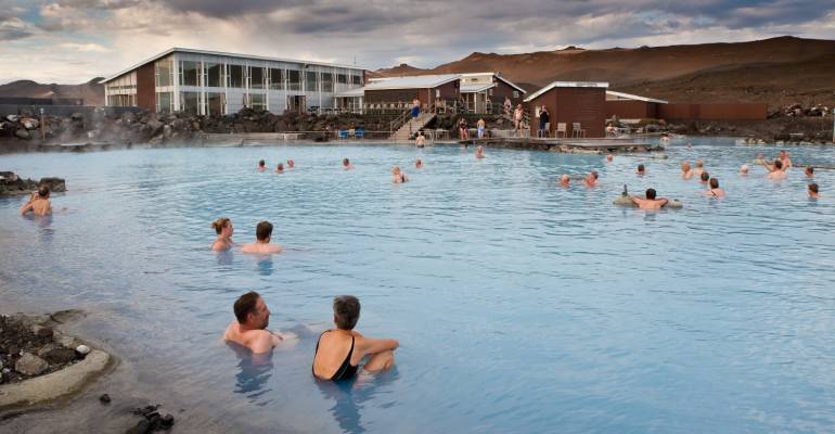 Myvatn Nature Baths in IJsland
