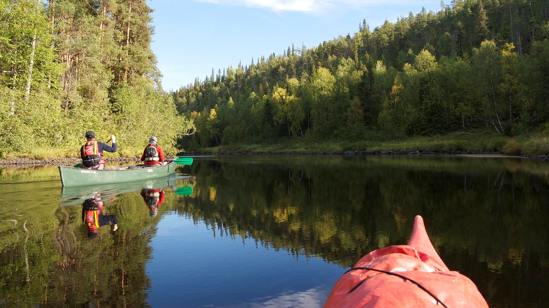 Kanoën in Oulanka National Park