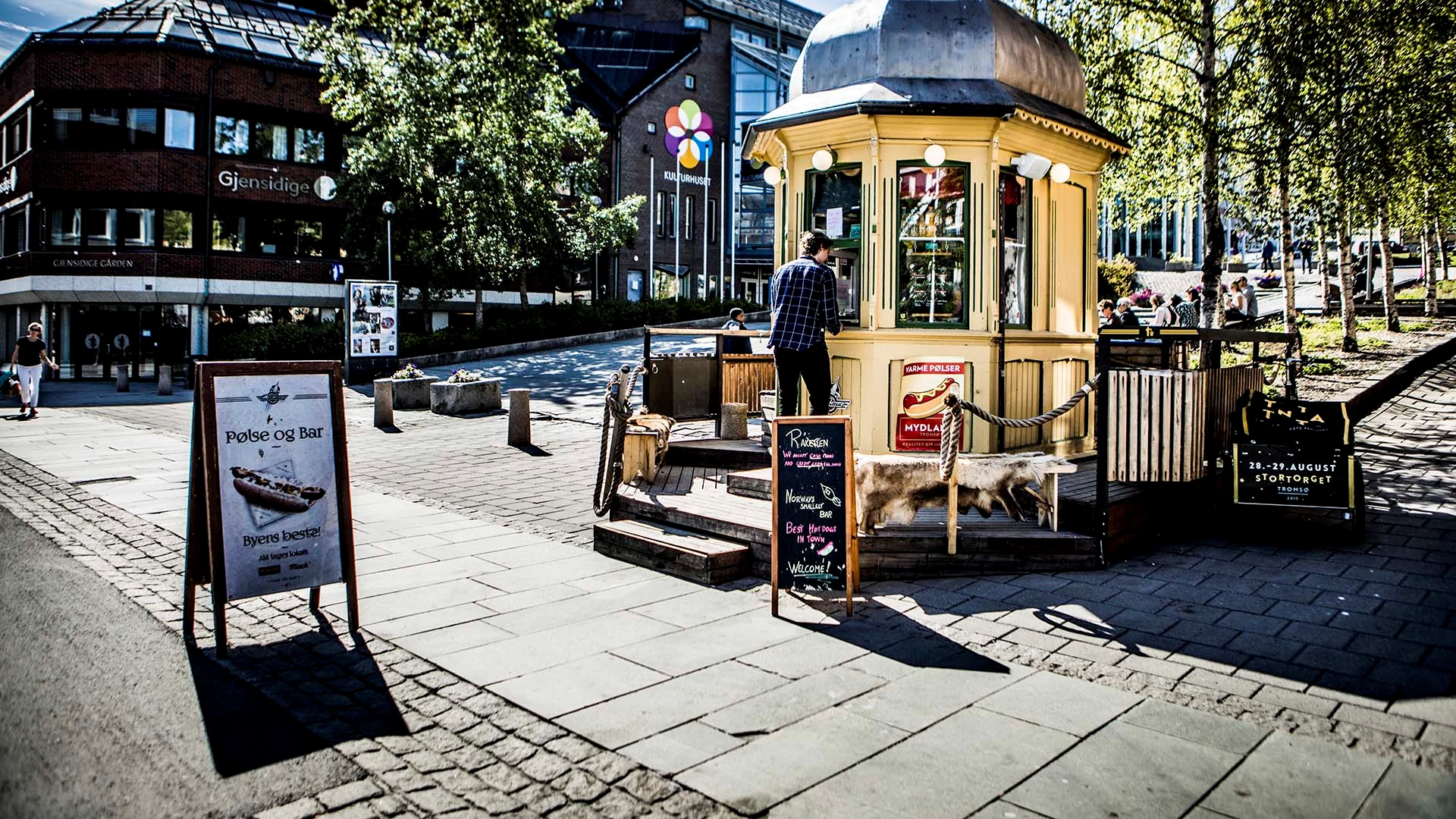 Genieten in de stad Tromsø