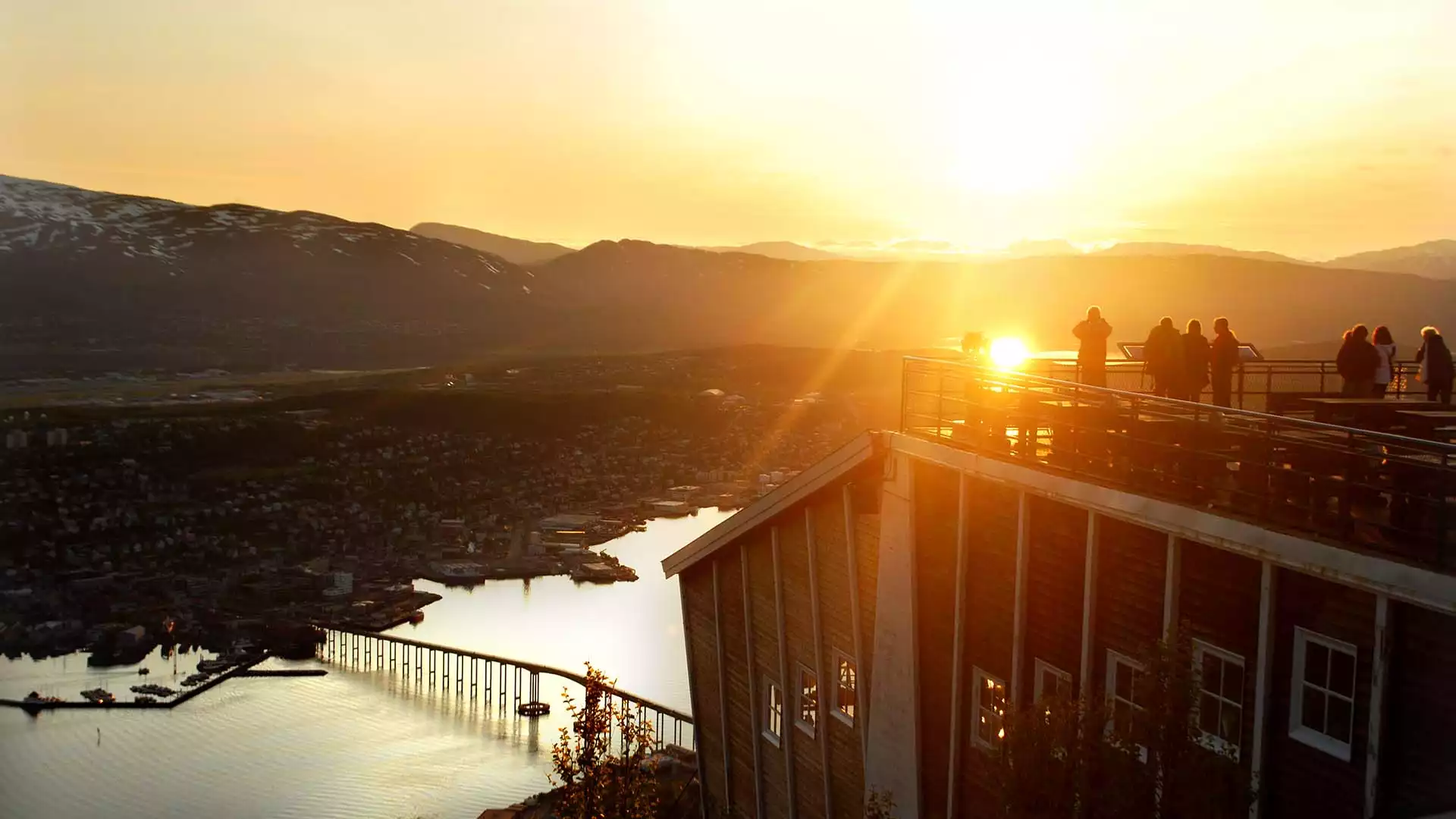 Naar de top boven Tromsø