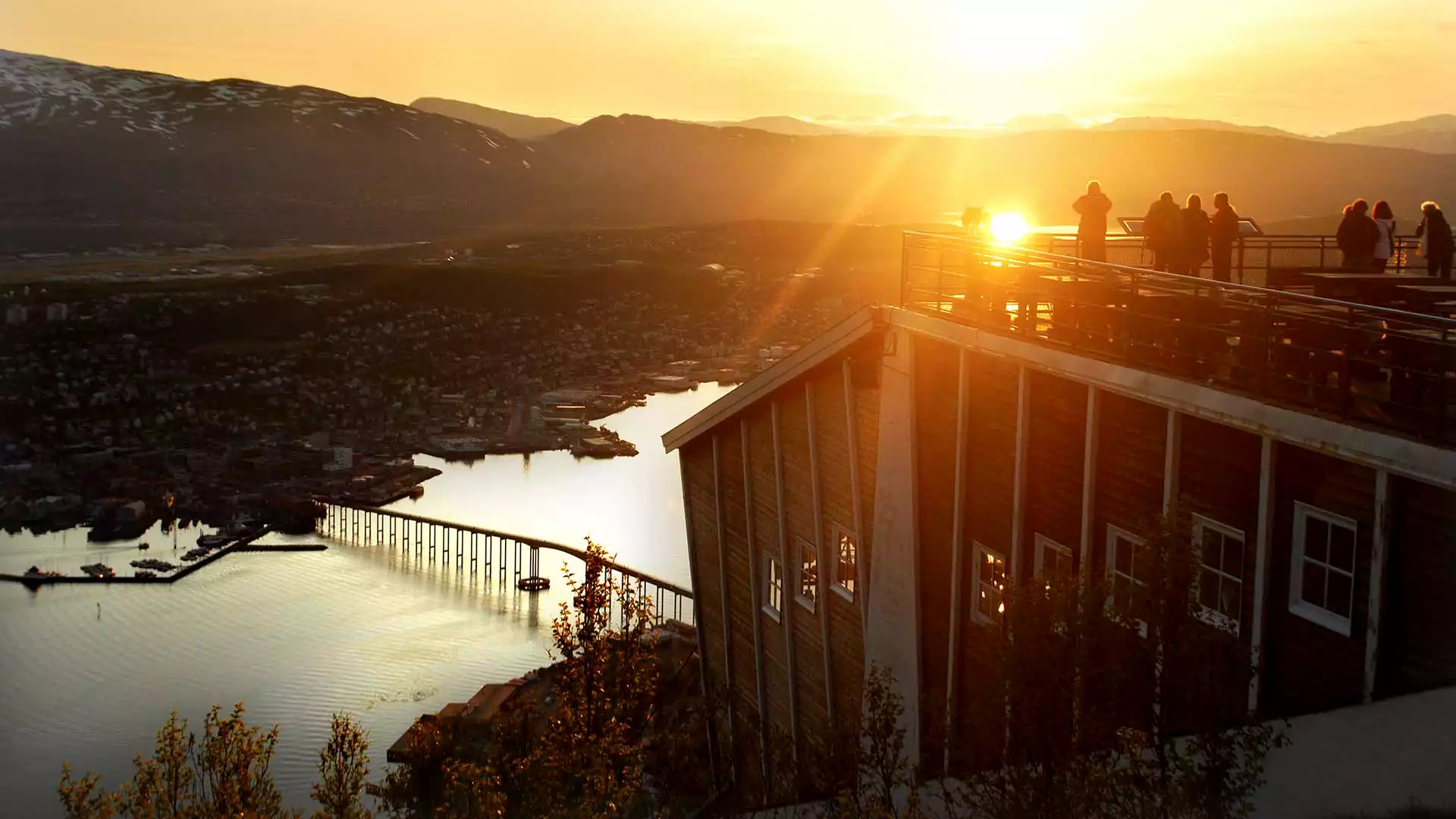 Tromsø vanaf boven