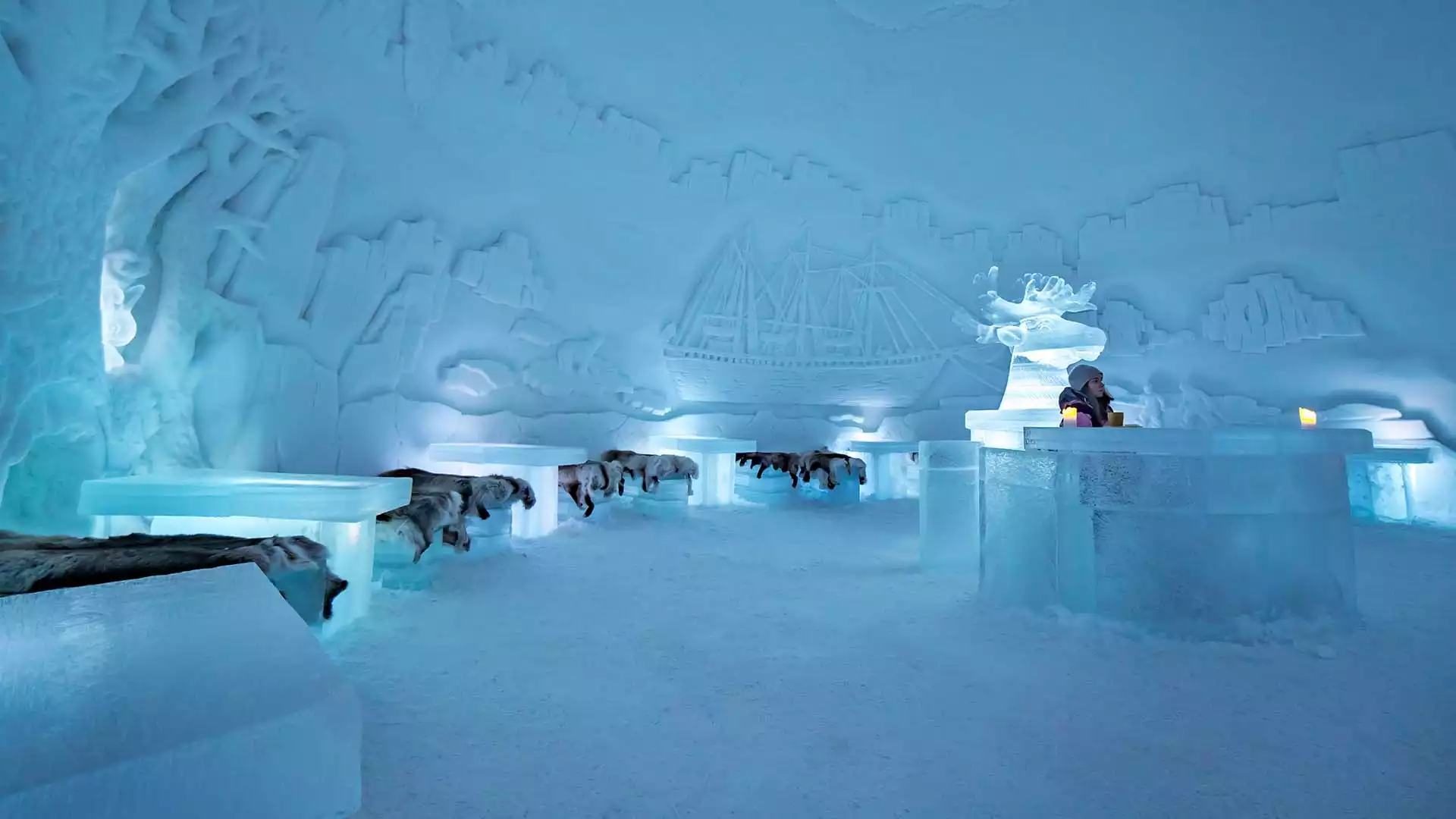 Bezoek aan de Ice Domes