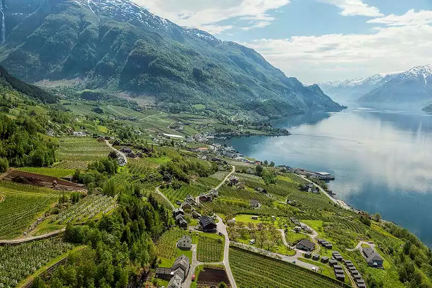 Op weg naar het Hardangerfjord