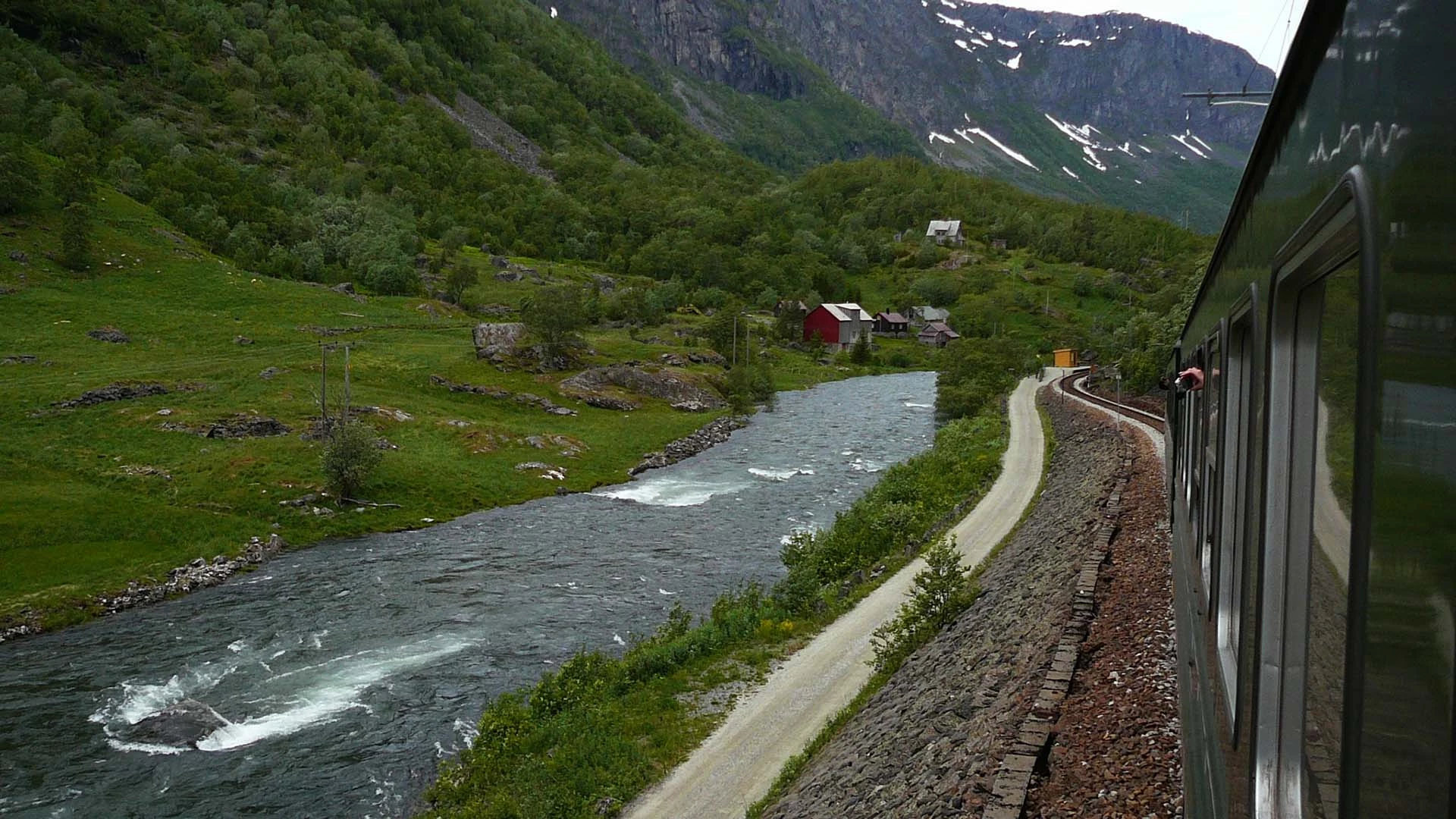 Via de bergpas Vikafjell naar Voss!