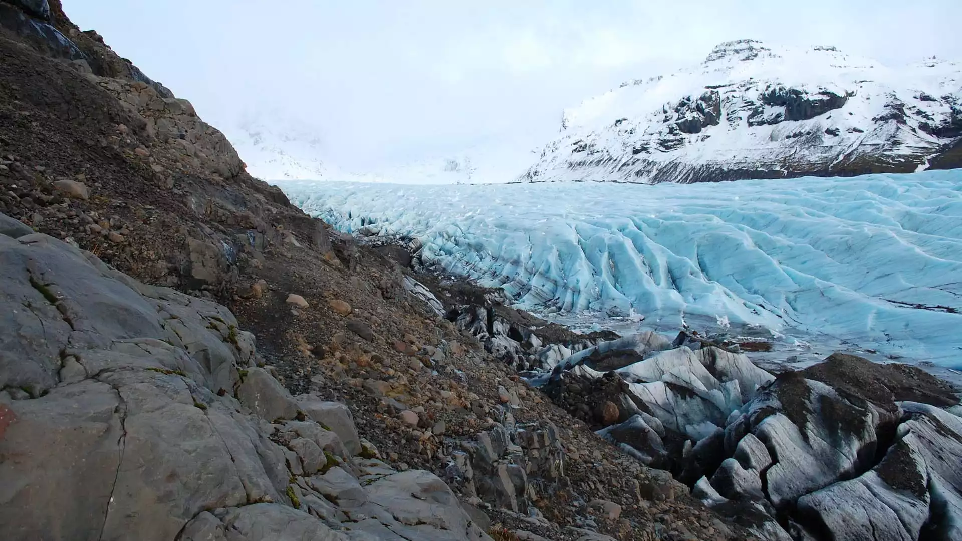 Skaftafell National Park, Jökulsárlón ijsmeer en Breiðamerkurjökull-gletsjer