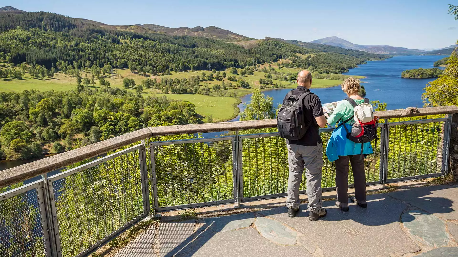 Naar de toegangspoort van de Highlands