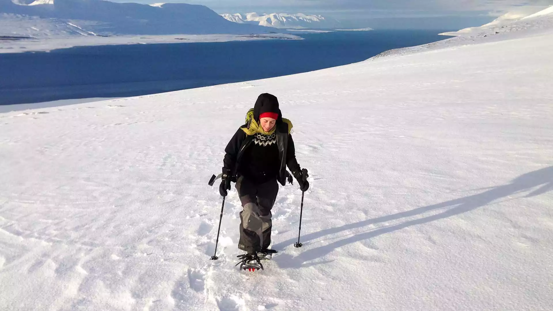 Sneeuwschoenwandeling rondom Akureyri
