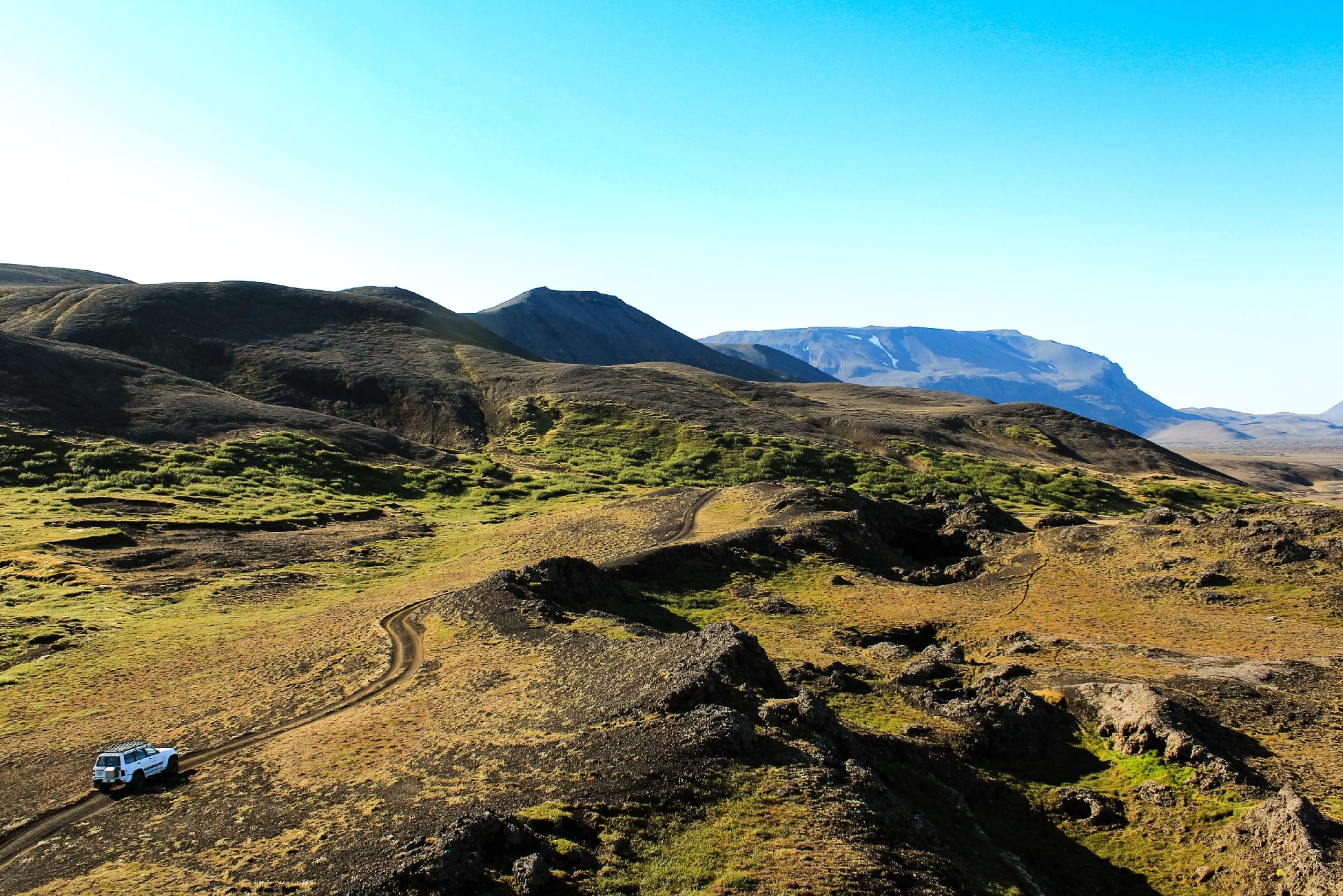 Mývatn en Aldeyjarfoss