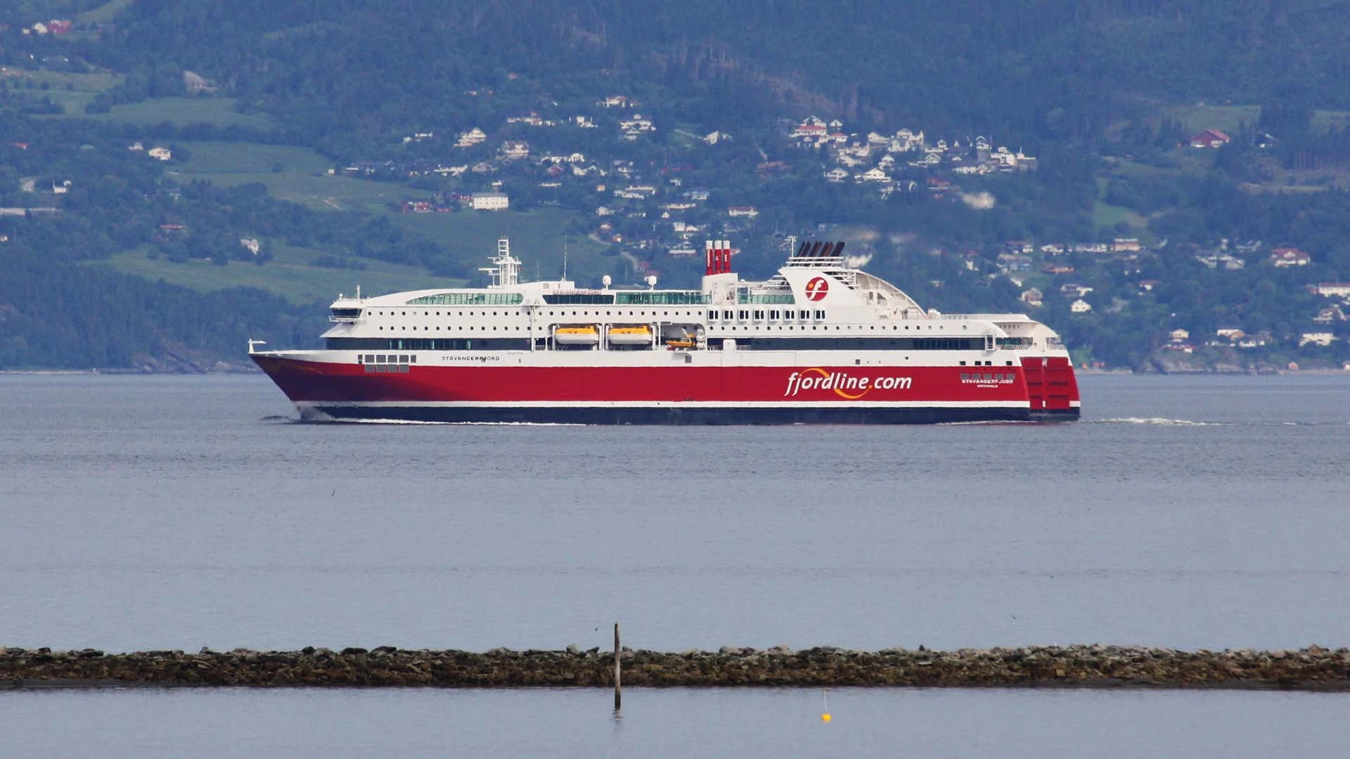 Inschepen aan boord van Fjord Line