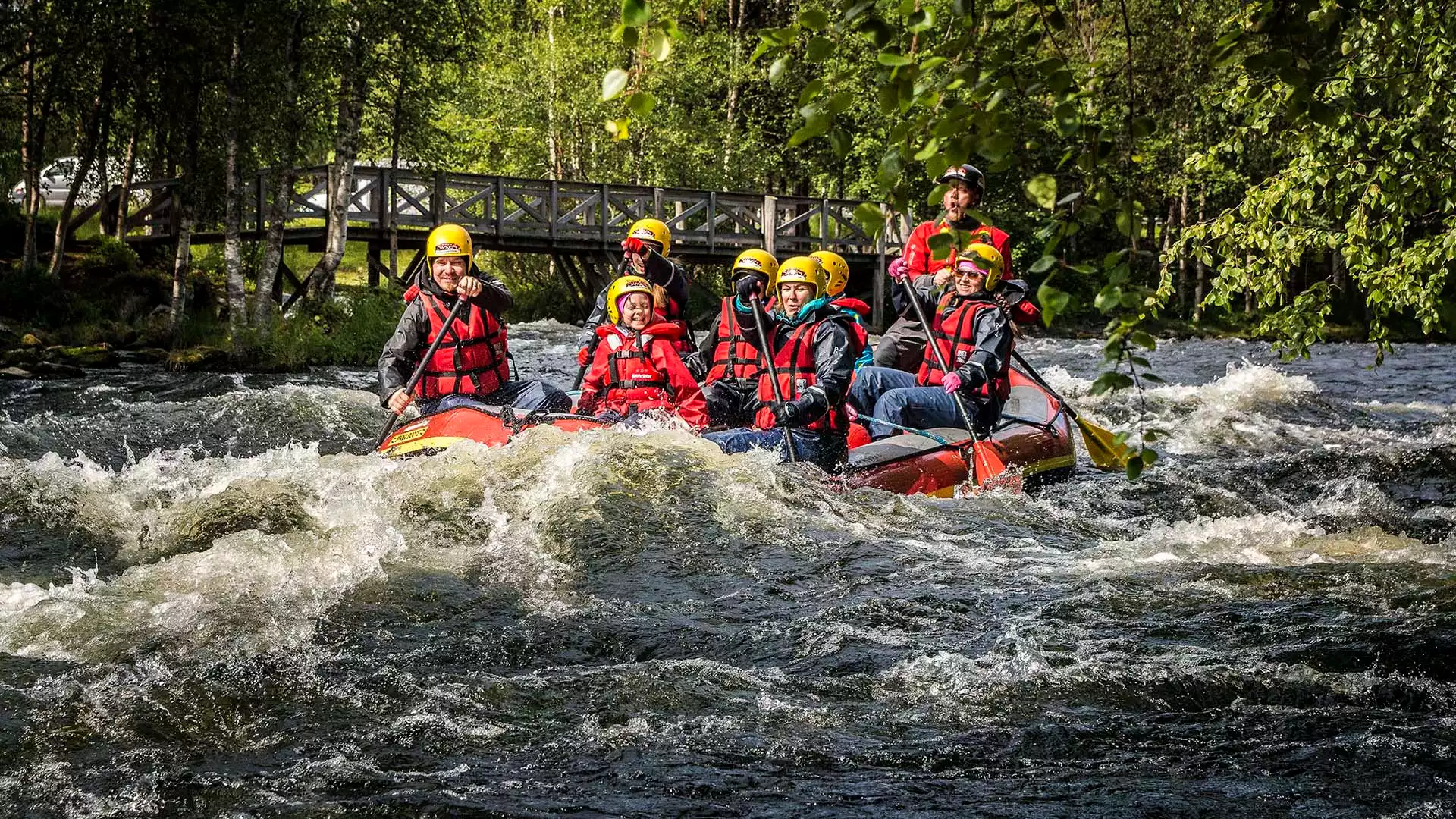 Raftavontuur over de Kitkajoki