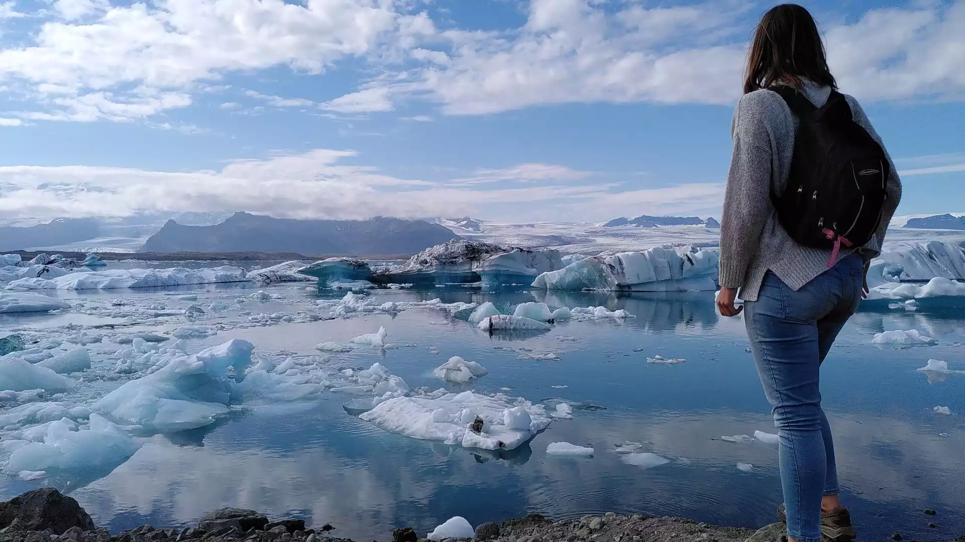 Jökulsárlón ijsmeer en op zoek naar watervallen