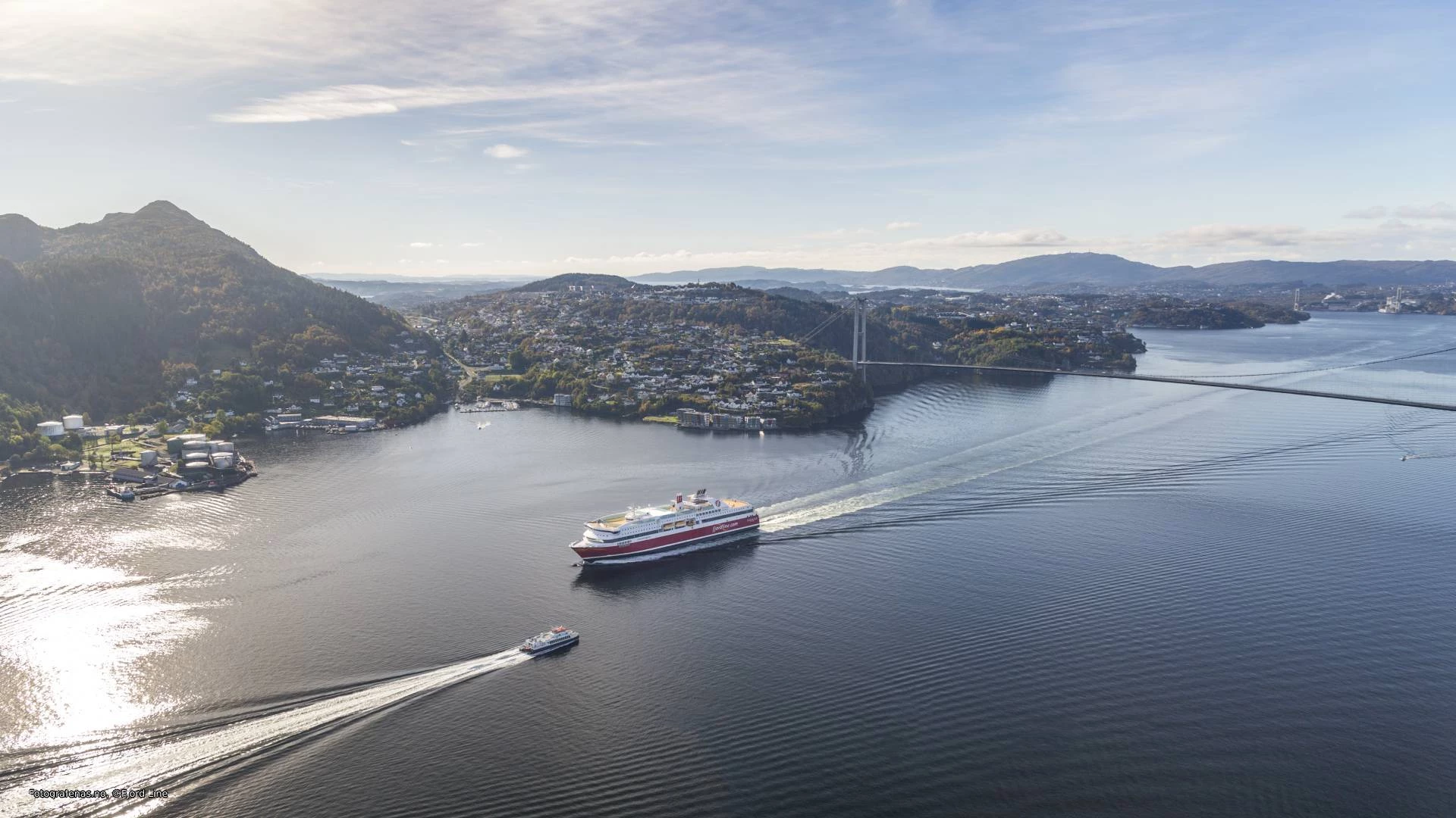 Inschepen aan boord van Fjord Line