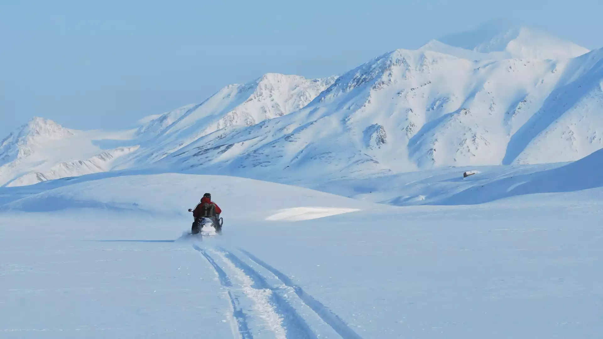 Per sneeuwscooter Spitsbergen ontdekken