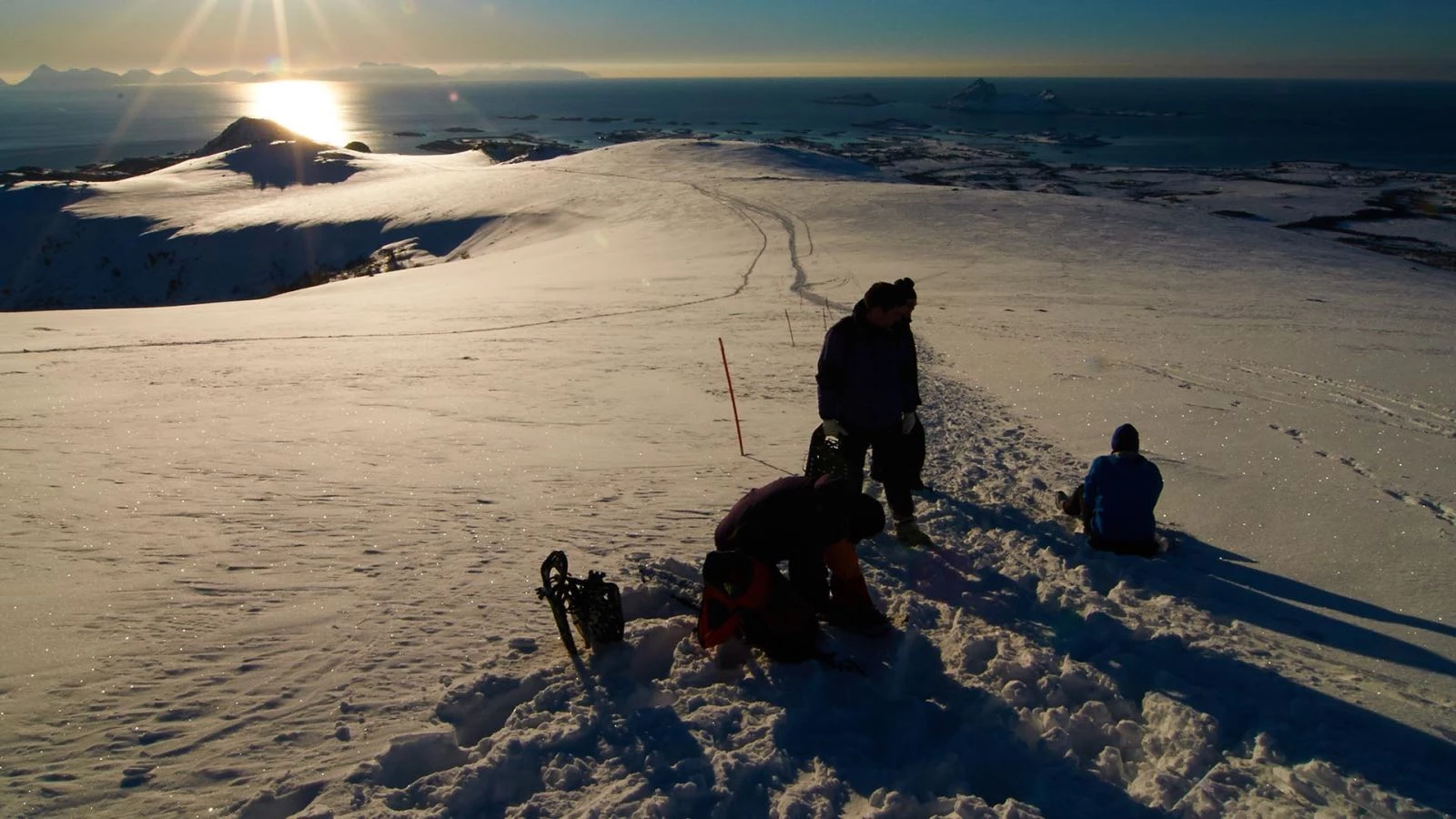 Beklim de bergtoppen