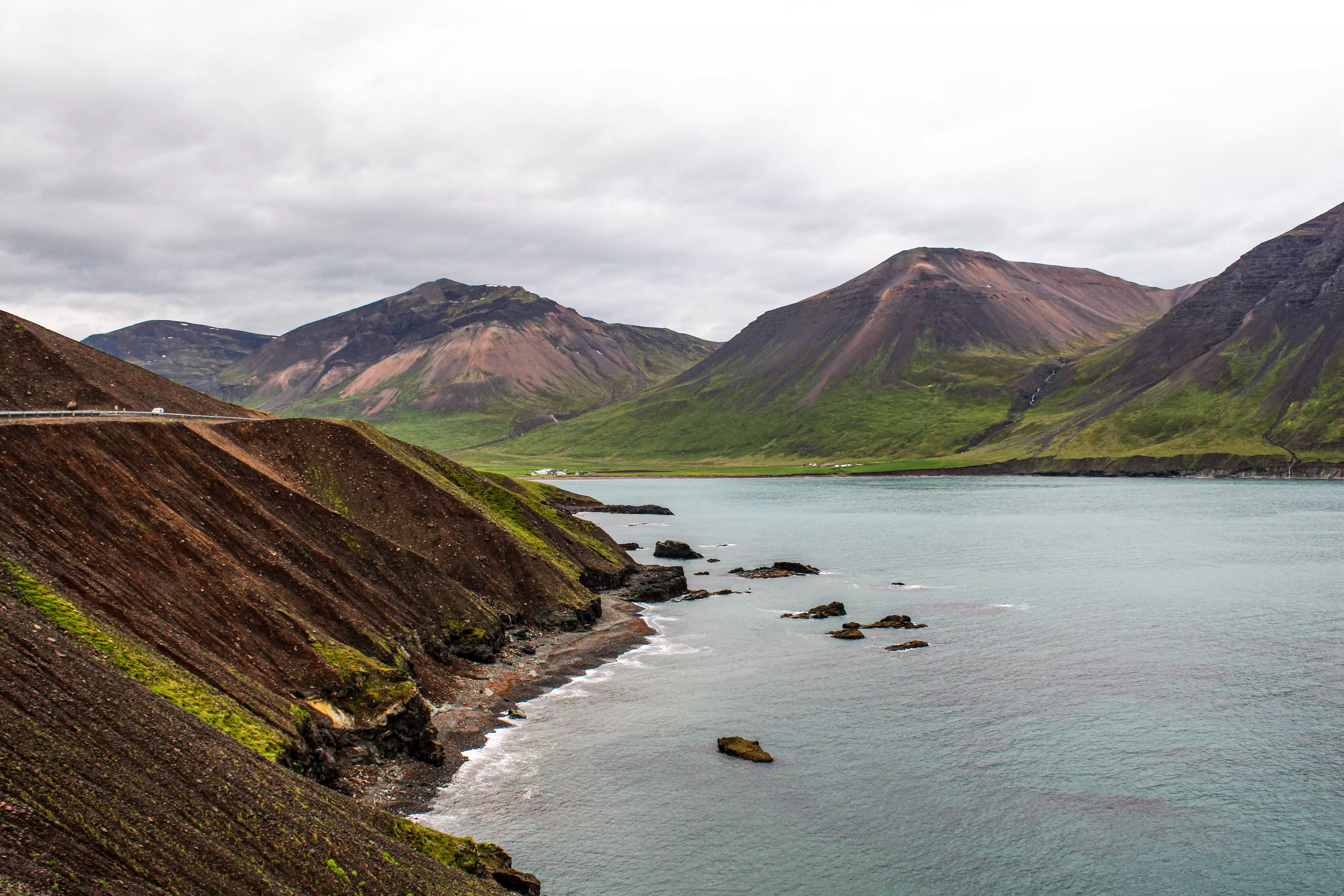 Watervallen in de oostfjorden