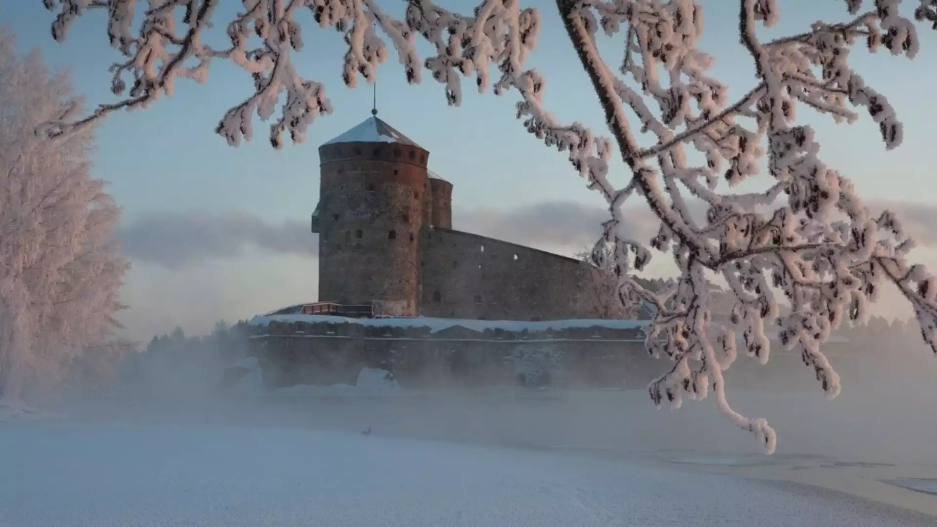 Het eeuwenoude Olavinlinna kasteel