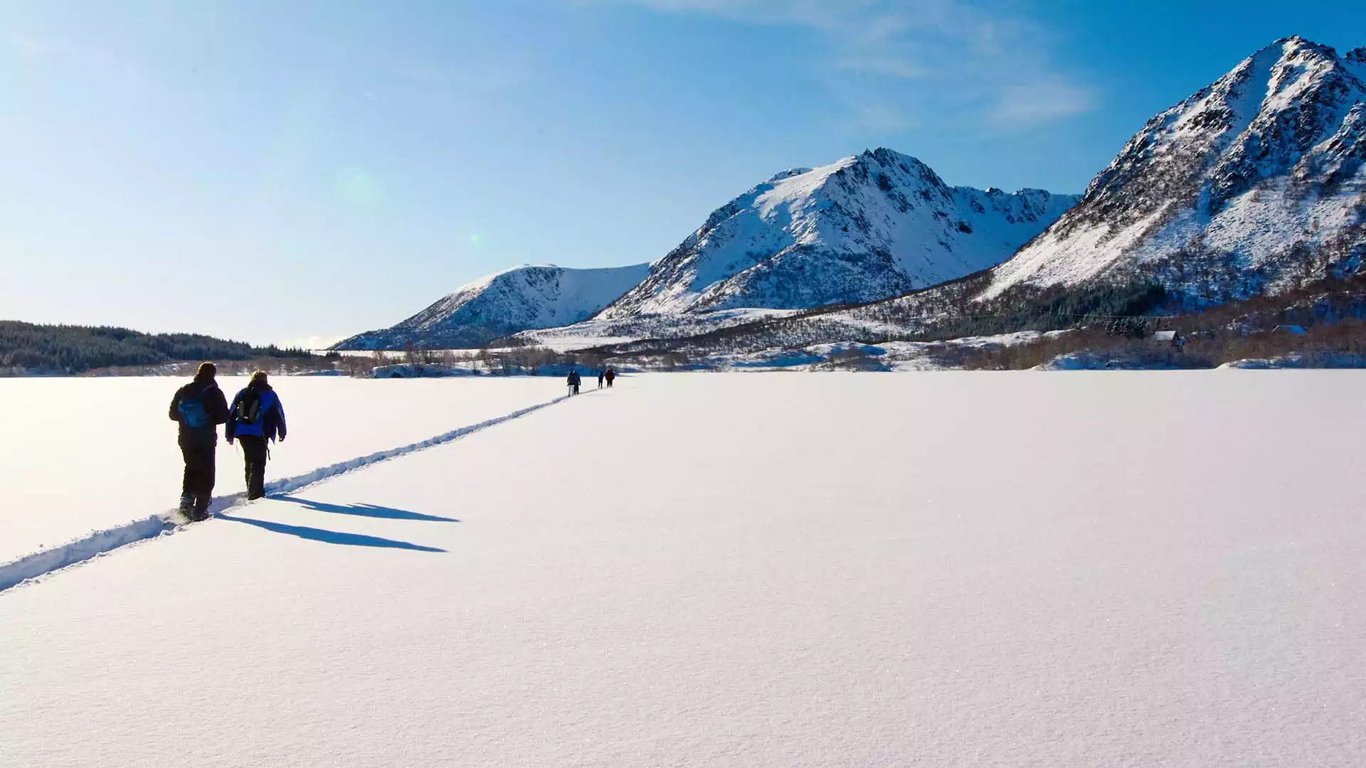 Sneeuwschoenwandelen en terug naar Tromsø