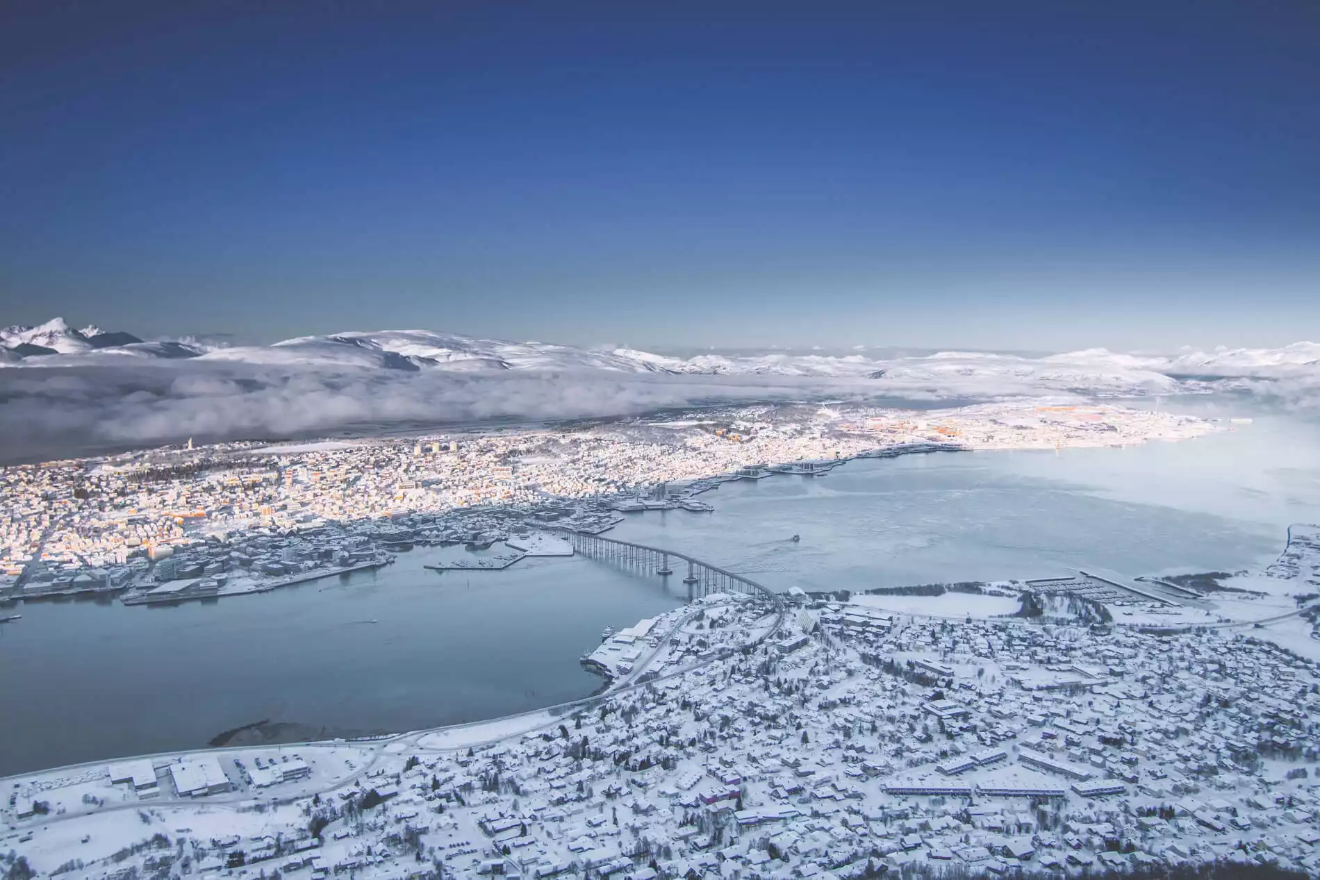 Tromsø en inschepen Hurtigruten