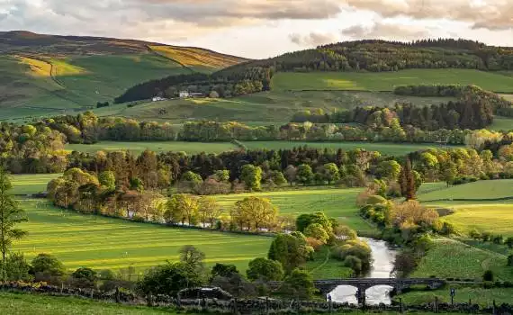 Door naar East Lothian & Carfrae Farm