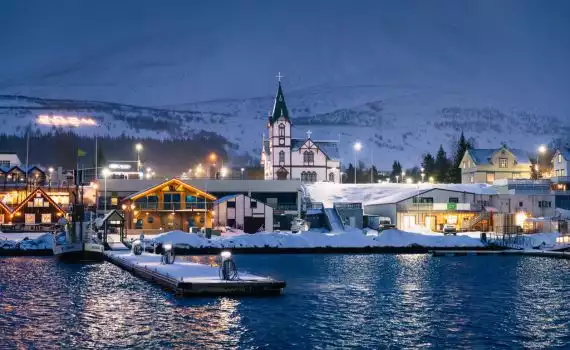 Noorderlicht en fjorden fly & drive