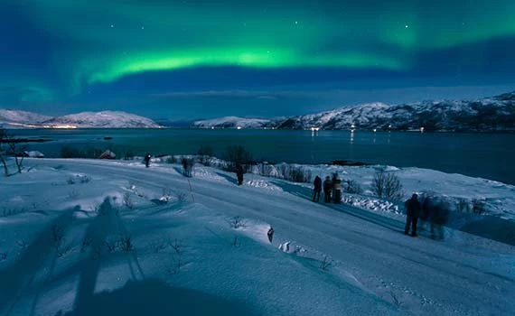 Midweek noorderlicht in Tromsø
