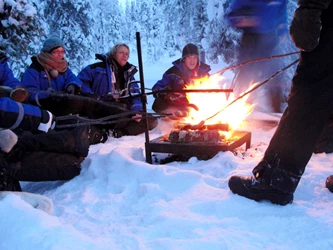 picknick-tijdens-huskysafari