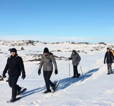Gratis sneeuwschoenwandeling Mývatn