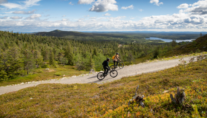 Gratis fatbiketocht door de wildernis bij Ruka