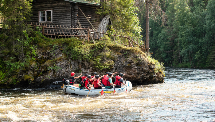 Rivierrafting Fins Lapland