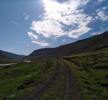 mountainbiken in ijsland