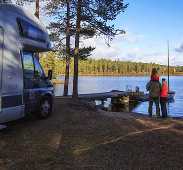 kamperen in Scandinavië