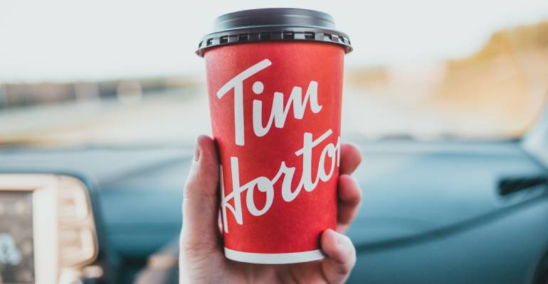 tim hortons koffiezaak in Canada