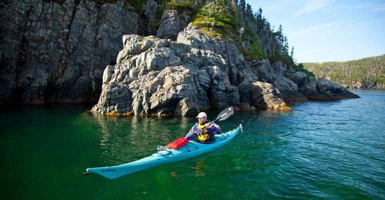Newfoundland terra nova national park kajakken