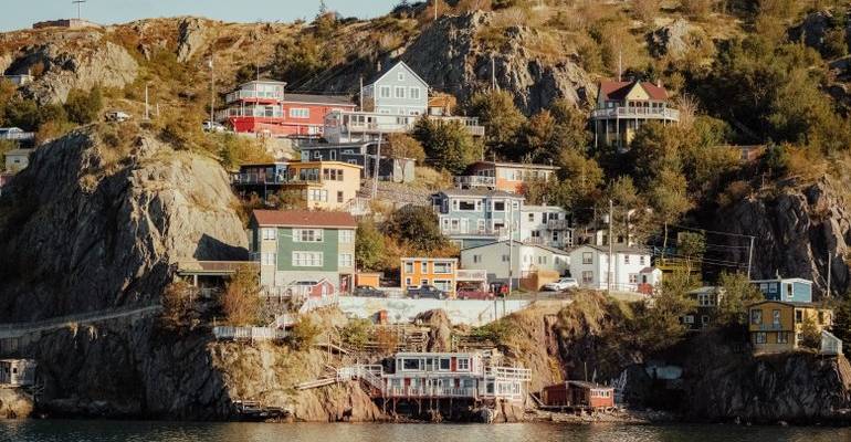 Newfoundland binnenstadje