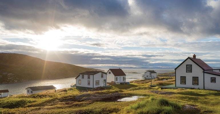 Newfoundland kustdorpje viking trail