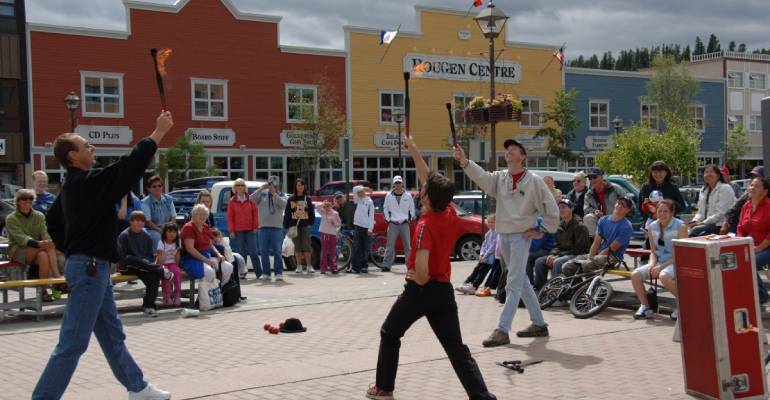 Whitehorse fair binnenstadje