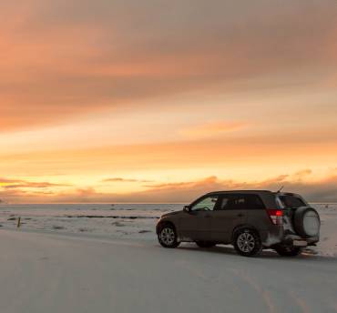 autorijden in IJsland in de winter