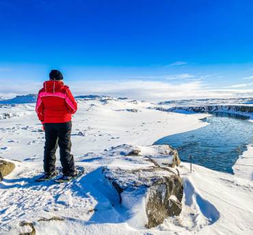 sneeuwschoenwandelen in ijsland