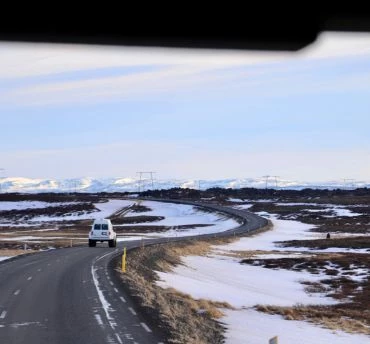 autorijden in IJsland in de winter