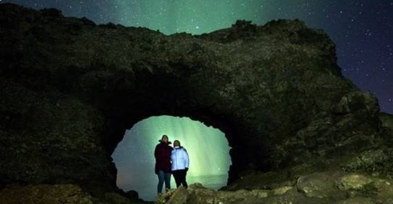 noorderlicht in IJsland