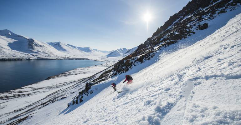 Skiën in IJsland
