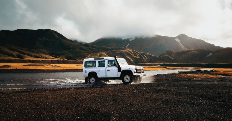 Landmannaluagar 4x4 in IJsland