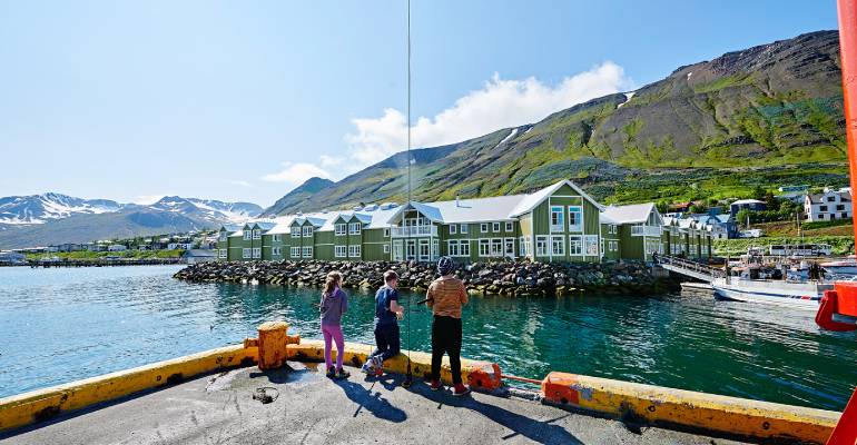 Siglufjörður in IJsland