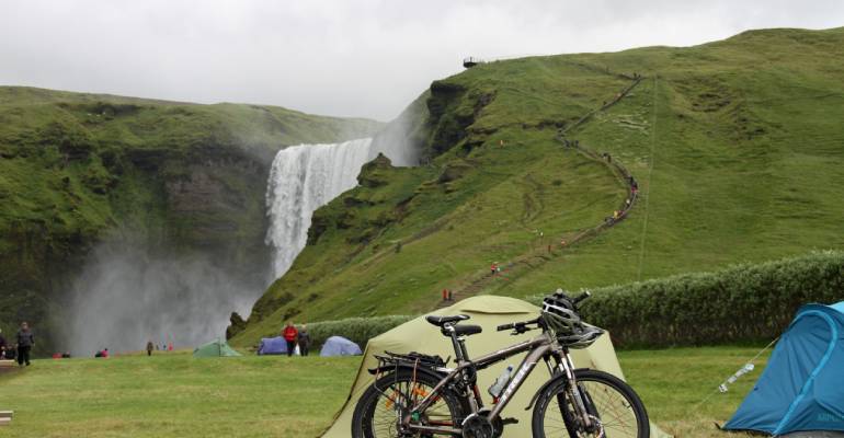 Tent in IJsland