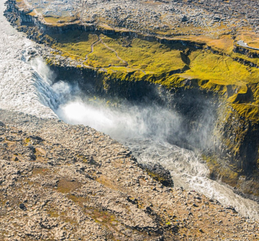 Watervallen in IJsland