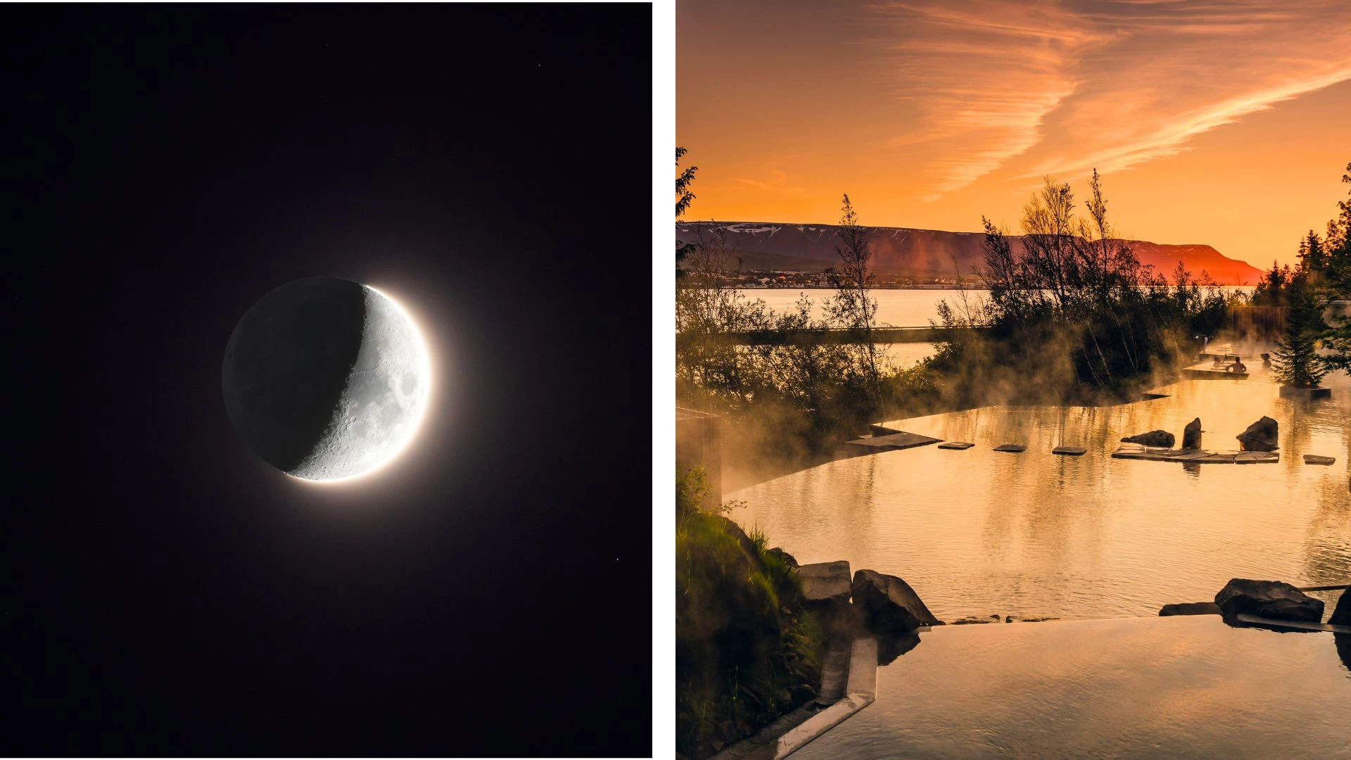 Eclips boven Kirkjufell