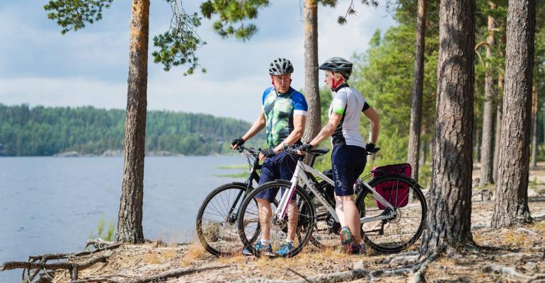 Mountainbiken in Zuid-Finland