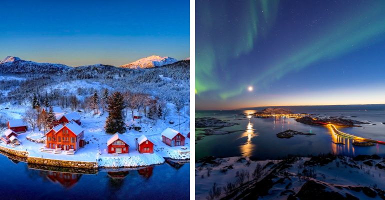 Noorderlicht in Noord-Noorwegen