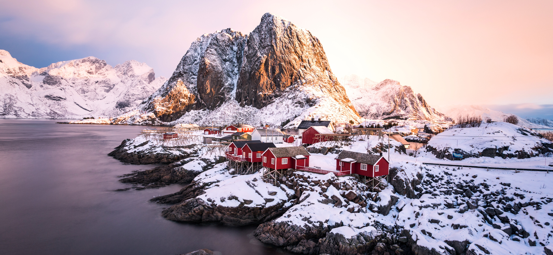 Lofoten in de winter